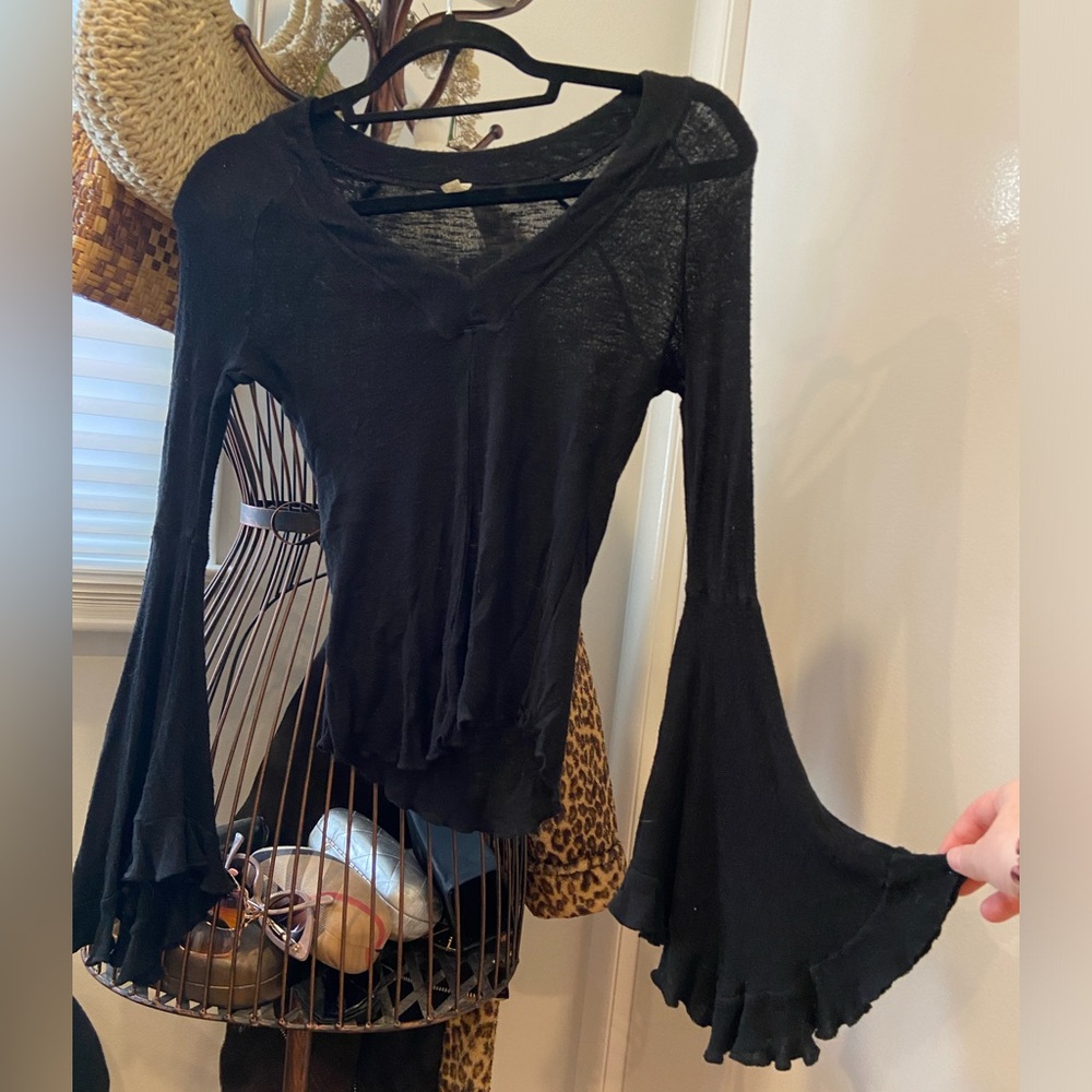 Free people black sweater